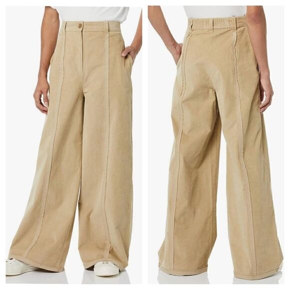 NWT Making the Cut Season 3 Episode 4 Deconstructed Wide-Leg Corduroy Pant - Picture 1 of 16